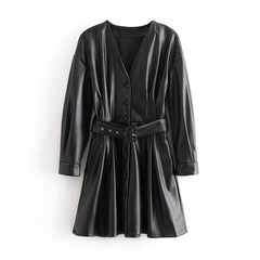 Streetwear Casual A Line Mini Dress