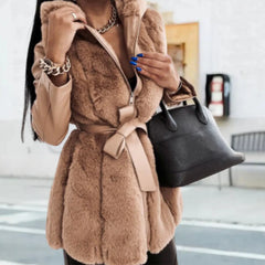 Women's Luxe Winter Coat with Hood