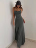 Simple Temperament Suspender Long Backless Slim Waisted Sweet And Spicy Casual Dresses