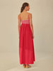 Casual Sleeveless Backless Street wear Spaghetti Strap Fish Top Maxi Dress
