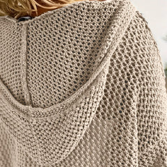 Women's Loose-Fit Open Knit Sweater
