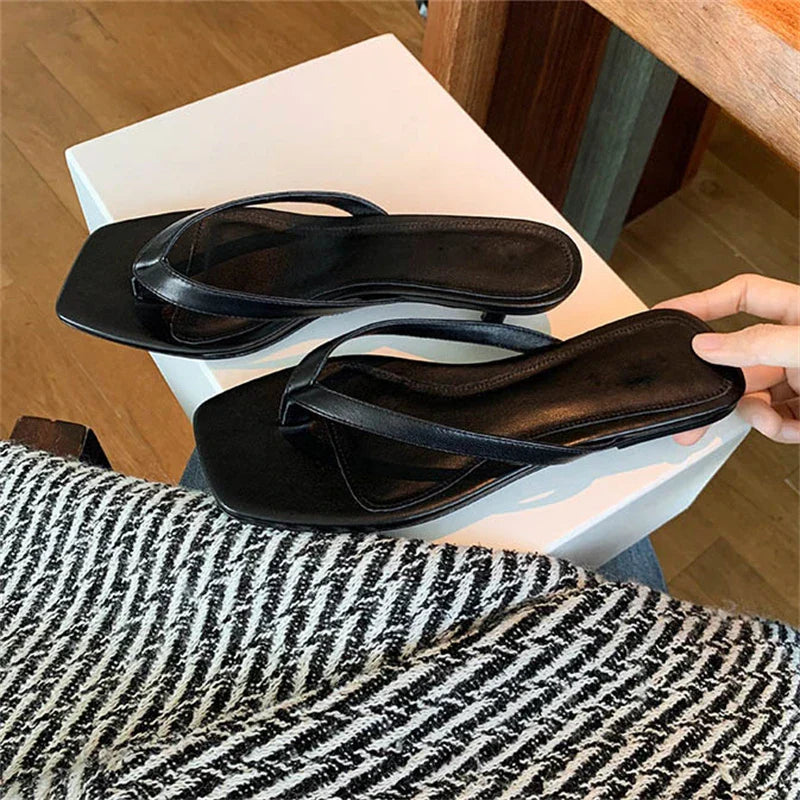 Comfortable Casual Thin Low Flats Heel