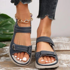 Elegant Genuine Leather Sandals Sport Style Lightweight Plus Size Slippers Sandals Plus Size 43