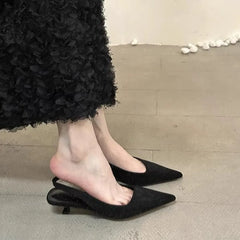 Cover Toe Low Heel