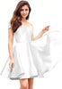 Off Shoulder Homecoming Satin Sweetheart Cocktail Party Prom Short Gown