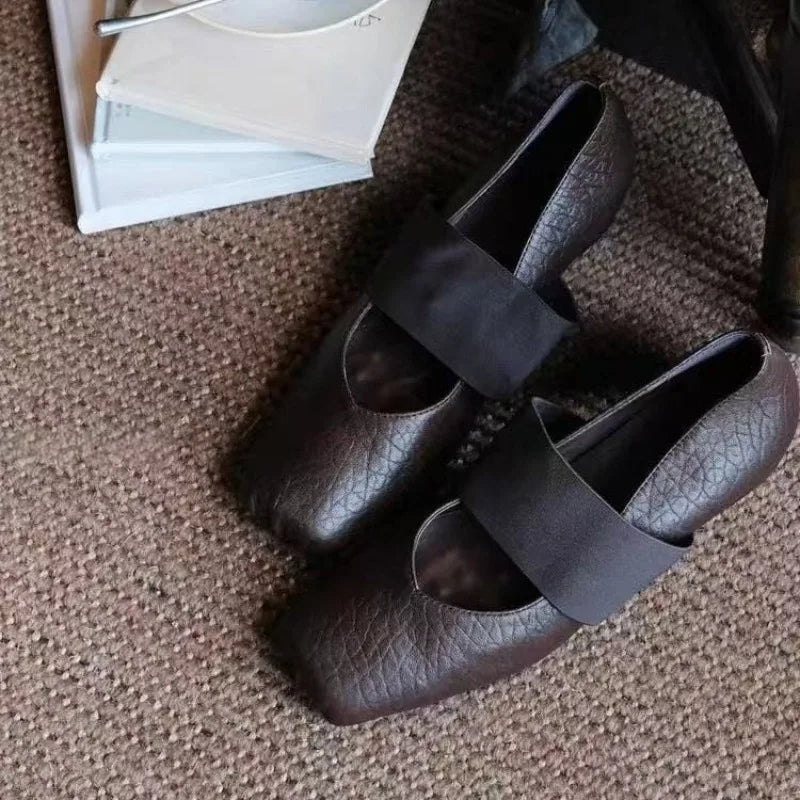 Retro Thick Heel