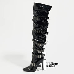 Black Thin High Heel