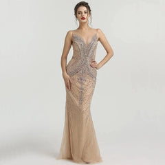 Diamond Beading Luxury High-end Mermaid Formal Dresses