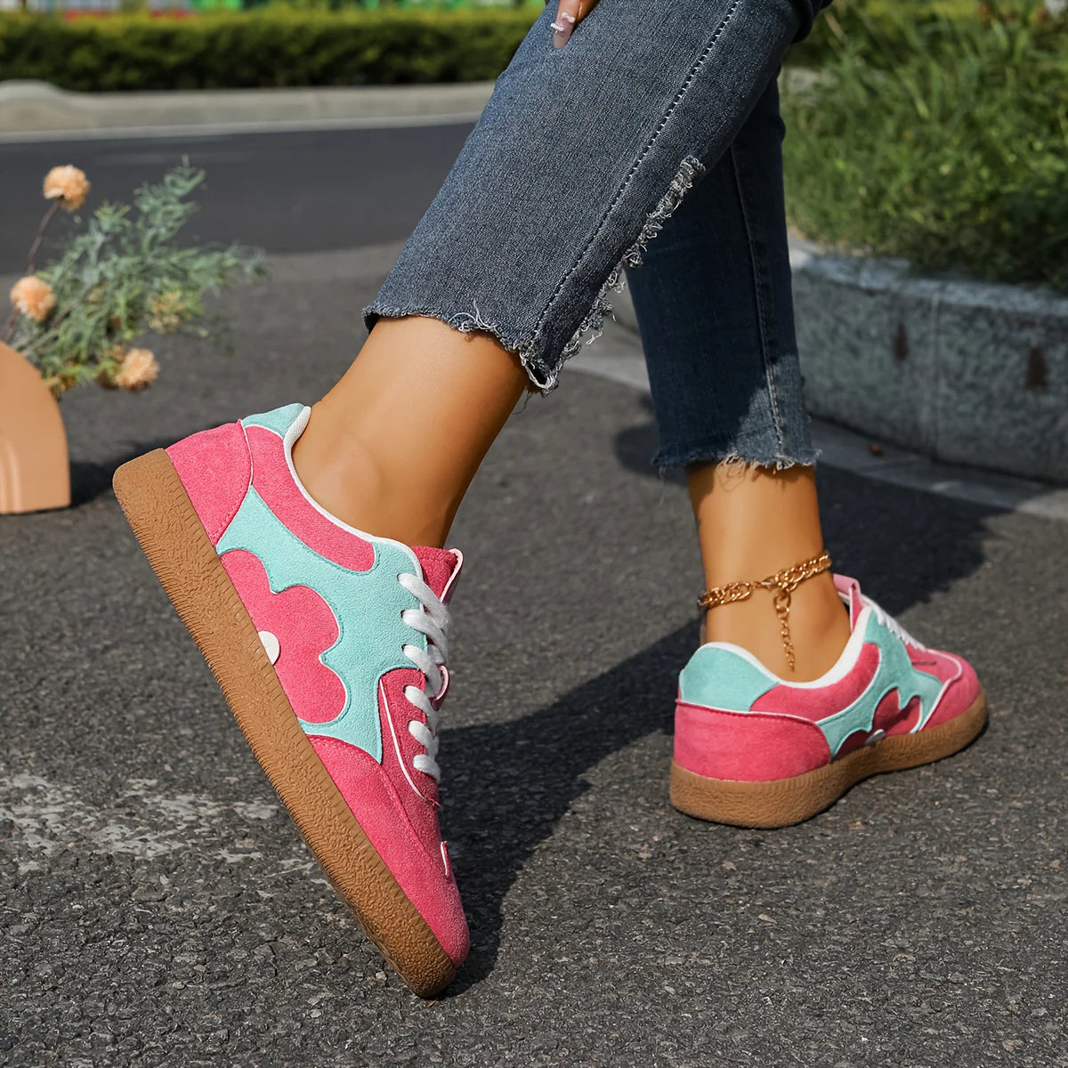 Women's Color Block Casual Sneakers