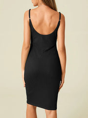Strap Backless Sleeveless Dress