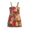 Elegant Painting Tassel Decoration Suspender Skirt Mini Dress