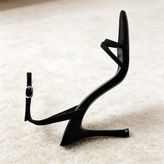Elegant Ankle-Strap High-Heel Sandals Open-Toe Cross-Tied High-Heels for Ladies Luxury Designer Shoes