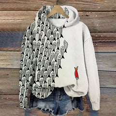 Women's Vintage Casual Hoodie Sweatshirt