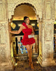 Ruffle Design One Shoulder Sleevleess Backless Ruched Party Club Bodycon Mini Dress