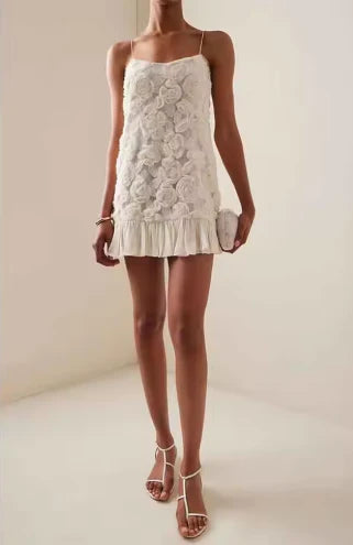 Casual Sleeveless Solid Strapless Spaghetti Strap Zippers Streetwear Mini Dress