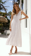 Monica Midi Dress - Atlas Print