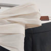 Casual Slash Neck Off Shoulder Spliced Fur Top High Waist Wide Leg Pants Two Piece Sets