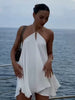 Elegant Sleeveless Hollow Out Backless High Street Lady Party Off Shoulder Dresses