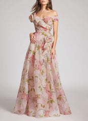 Spliced Appliques Slimming Slash Neck Short Sleeve High Waist Temperament Dresses