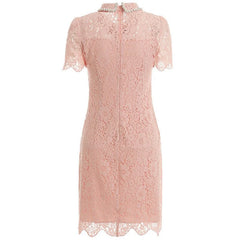 Designer Crystal Bow Lace Elegant Party Dresses