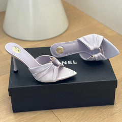 Slippers Open Toe Thin High Heel