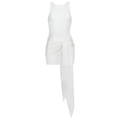 Casual O-Neck Tank Sleeveless Party Bodycon Mini Dress