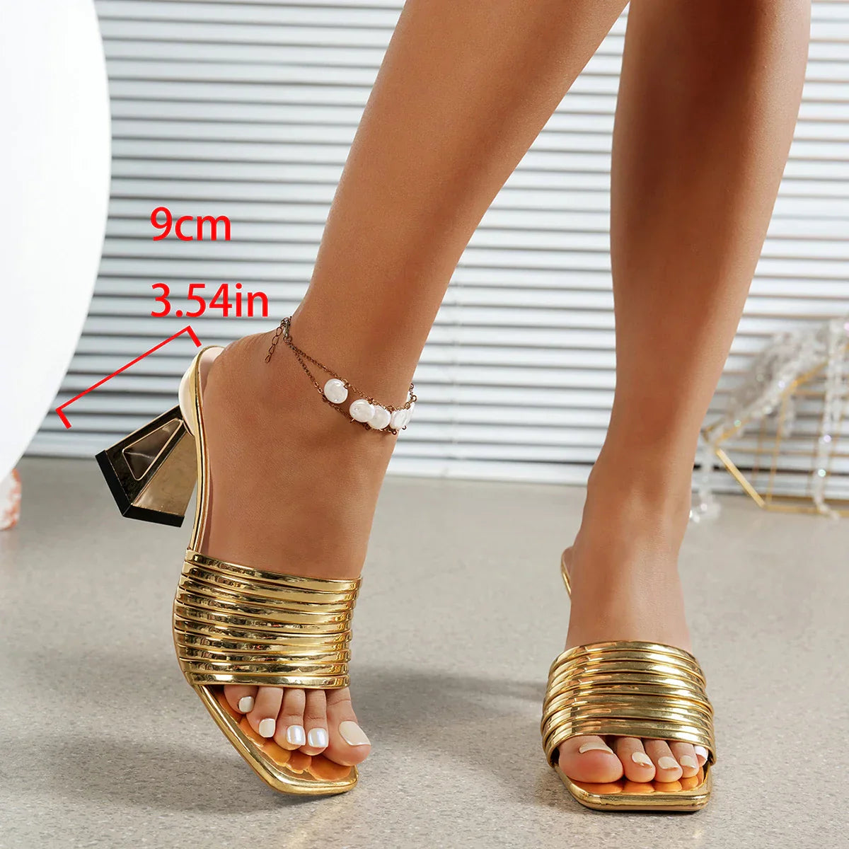 Designer Sandals Thick Heel