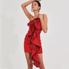 Elegant Sequins Decoration Hugging Nightclub Mini Dress