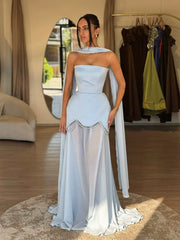 Classic Sequins Off The Shoulder Short Sleeve Lace Beading Evening Party Prom Maxi Dresses