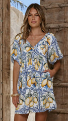 Malita Mini Dress - Summer in Sorrento