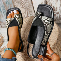 Gladiator Sandal 2Cm Chunky Heel