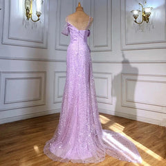 Elegant High Split Mermaid Evening Dresses
