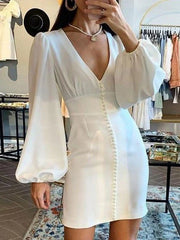 Bodycon Dresses Long Sleeves Midi Dress Sheath Dress