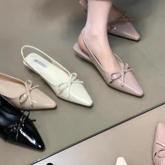 Sandals with Anti Slip Slim Heel