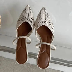 Design Hollow Out Thin High Heel