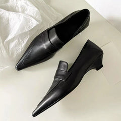 Designer Pointed Toe Low Heel