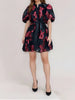 Casual High Waist Temperament Button Lapel Short Sleeve Mini Dresses