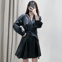 Streetwear Casual A Line Mini Dress