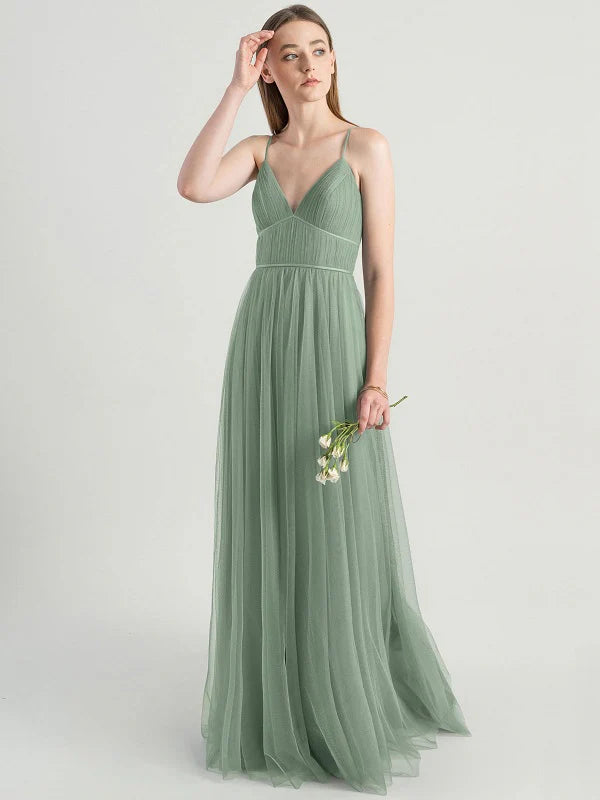 Evening Sleeveless A-Line Matte Satin Party Dresses