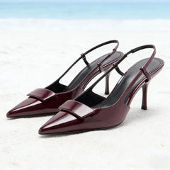 Pointed-Toe Slingback High Heel