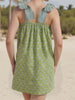 Casual Floral Print Tie Up Strap Sleeveless Loose Mini Dress