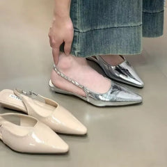 Heels Sandals Pointed Toe Elegant Shoes