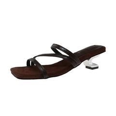 Elegant Square Toe Low Heel